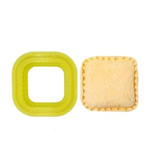 ifamily uncrustables cutter and sealer remove bread crust make diy sandwiches for kids, square