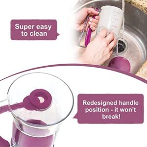 Toparad Pancake Cupcake Batter Dispenser, Bakeware Maker with Measuring Label, Perfect Baking Tool for Cupcakes, Waffles, Muffin Mix, Cake or Any Baked Goods