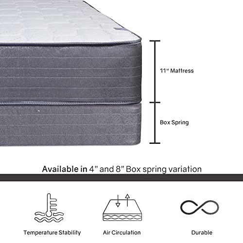 Mayton - 12 Inch Innerspring Firm Mattress Allows The Spine Rest In a Natural Position, No Assembly Required 59x79