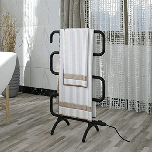 FCMLD Towel Warmer Electric Towel Heated Bathroom Accessories Standing Wall Mount Bath Towel Drying Rack Towels Dryer Shelf