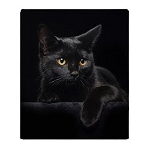 CafePress Black Cat Throw Blanket Super Soft Fleece Plush Throw Blanket, 60"x50"