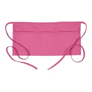 fame® 3 pocket waist apron - f9 - raspberry hot pink 82806 (wfa83501ra)