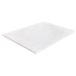 giantex white 45d memory sponge memory foam mattress pad bed topper (king size(80.0"x76.0"), 3" thickness)