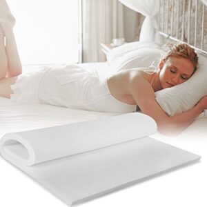 Giantex White 45D Memory Sponge Memory Foam Mattress Pad Bed Topper (King Size(80.0"X76.0"), 3" Thickness)