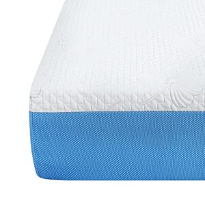 PrimaSleep 9 Inch Gel Infused Superior high-Density Memory Foam Mattress, CertiPUR-US® Certified, Blue, Queen