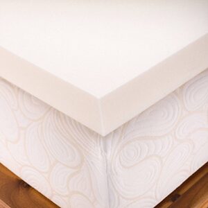 americanmade king size 5 inch thick, firm conventional polyurethane foam mattresspad, bed topper made in the usa