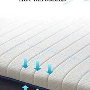 100% Natural Latex Mattress,Breathable Super Soft Foldable Tatami Mattress for Single Double Guest Bedroom Kids Room White Queen:150x200cm