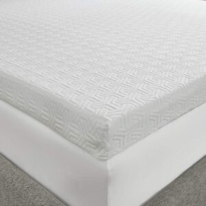 Sleep Philosophy Gel Infused Memory Foam Mattress Topper Luxurious, All Season Enhanced Bed Support, Full(3" Thick), Removable 3M Cover