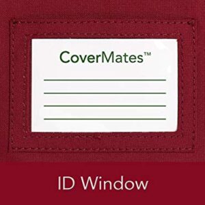 Covermates Keepsakes - Underbed Storage Bag – ID Window – Reinforced Handles – Indoor Storage-Scarlett Red