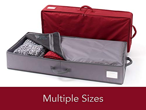 Covermates Keepsakes - Underbed Storage Bag – ID Window – Reinforced Handles – Indoor Storage-Scarlett Red