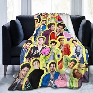 blanket paul dano soft and comfortable warm fleece blanket for sofa,office bed car camp couch cozy plush throw blankets beach blankets
