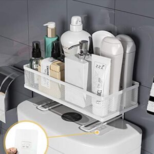 Holoxin Over The Toilet Storage Shelf for Bathroom Organization Space Saver Organizer Rack White