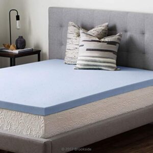 Brookside 2.5 Inch Gel Infused Memory Foam Mattress Topper-Queen