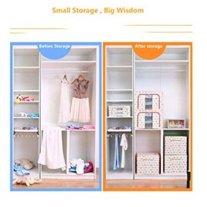 66L Foldable Storage Box, Large Capacity Cothing Storage Box with Steel Frame Support, Quilt Storage Bag, Stackable Container Clothing Storage Box with Transparent Window and Carry Handles