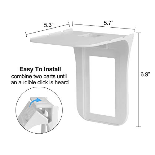 SHEN RONG Outlet Shelf,Outlet Shelves,Easy InstallHolds Up to 10 lbs - Space Saving Solution (2 Pack)