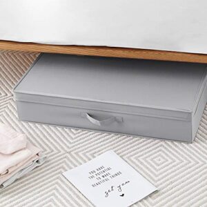 Underbed Folding Box - TUSK Storage - Gray