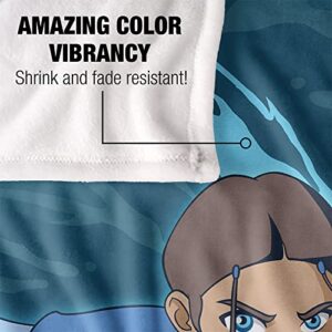 Avatar The Last Airbender Blanket, 36"x58" Avatar Katara Silky Touch Super Soft Throw Blanket