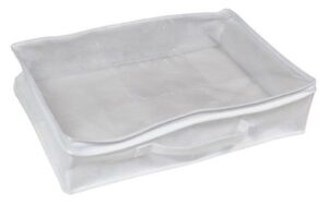 foster-stephens, inc reusable zip pak non-woven pp underbed storage bag | small | set of 2