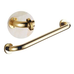 CRODY Bath Wall Attachment Handrails Grab Bar Rails Grab Bar for Bathroom, Shower Room Wall Towel Rack Polished Rubbed,Bronze Handrail Toilet Elderly Safety Non-Slip Handle Assisting Disabled People G