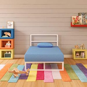 Ashley Furniture Signature Design - iKidz Children's Mattress and Pillow Set - Kids Bed in a Box - Twin - Blue