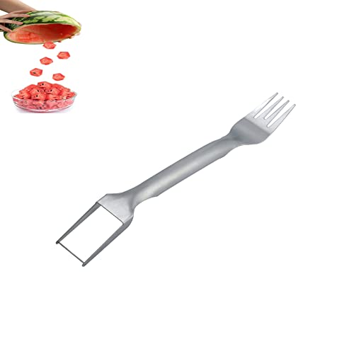 2-in-1 Watermelon Fork Slicer, 2023 New Watermelon Slicer Cutter Summer Watermelon Fruit Cutting Fork,watermelon Fork Slicer Cutter