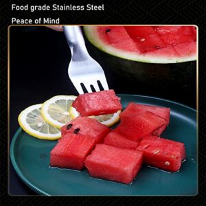 2-in-1 Watermelon Fork Slicer, 2023 New Watermelon Slicer Cutter Summer Watermelon Fruit Cutting Fork,watermelon Fork Slicer Cutter