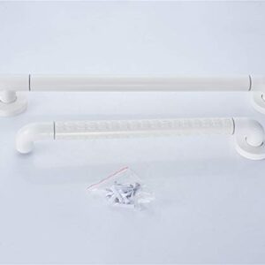 CRODY Bath Wall Attachment Handrails Grab Bar Rails L-Shaped Bathroom Grab Bar, Shower Support Rail, Stainless Steel Safety Armrest, Elderly Disabled Bathtub Anti-Skid Railing, Toilet Handle, Towel Ra