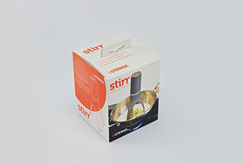 Uutensil Stirr - The Unique Automatic Pan Stirrer - Longer Nylon Legs, Grey