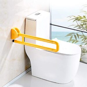 CRODY Folding Handicap Grab Bars Rails Toilet Handrails, Stainless Steel Grab Bar,Barrier-Free Bathroom U-Shaped Pole,Wall-Mounted Straight Towel Rack,Bathroom Wc Bathroom Bathtub Folding Grip