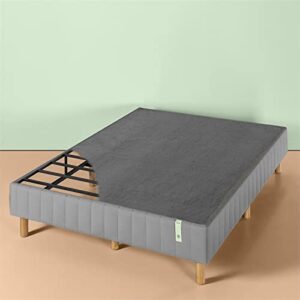 Zinus Good Design Award Winner Justina Metal Mattress Foundation / 16 Inch, Grey,King & 12 Inch Green Tea Memory Foam Mattress/CertiPUR-US Certified/Bed-in-a-Box/Pressure Relieving, King, White