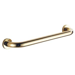 CRODY Bath Wall Attachment Handrails Grab Bar Rails Brass Shower Non-Slip Grab Bar,Wall Mounted Towel Rack Handrail, Bathtub Bathroom Safety Support Rail,Elderly Disabled Pregnant Women Polished Handl