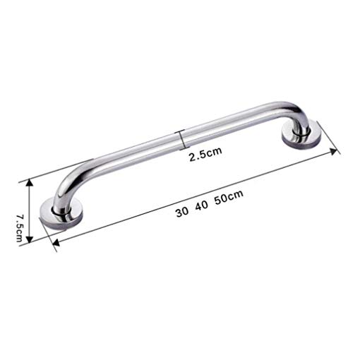 CRODY Bath Wall Attachment Handrails Grab Bar Rails Bronze Polished Grab Bar Bathroom, Towel Rack Brushed?Nickel Safety Handrail Bathtub Shower Toilet Assist Support Rail Elderly Disabled Pregnant/35C