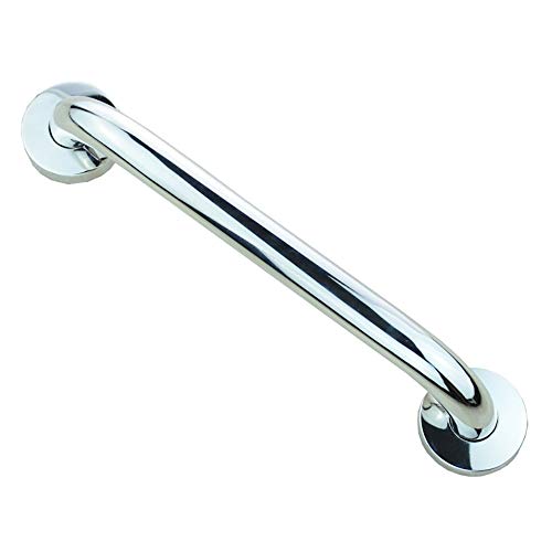 CRODY Bath Wall Attachment Handrails Grab Bar Rails Bathroom Chrome Stainless Steel Antislip Grab Bar, Brushed Nickel Polished Finished Wall Mounted Support Handrail, Shower Towel Rack Safety Railing/