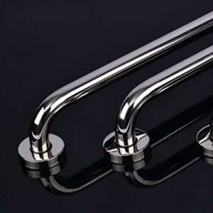 CRODY Bath Wall Attachment Handrails Grab Bar Rails Bathroom Chrome Stainless Steel Antislip Grab Bar, Brushed Nickel Polished Finished Wall Mounted Support Handrail, Shower Towel Rack Safety Railing/