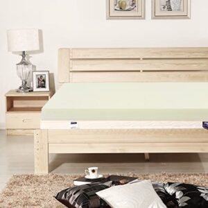 komfott mattress topper full size, extra thick cooling memory mattress foam pad topper for full bed, 3 inch