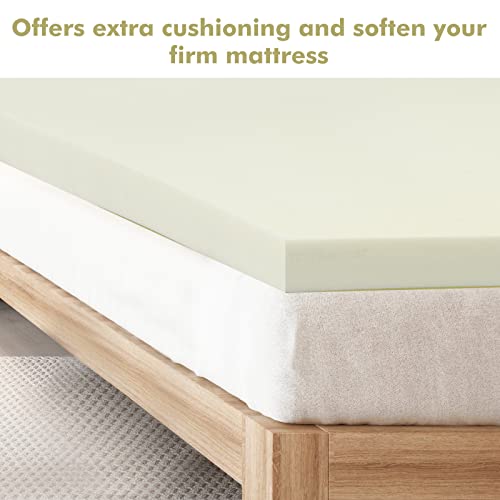 KOMFOTT Mattress Topper Full Size, Extra Thick Cooling Memory Mattress Foam Pad Topper for Full Bed, 3 Inch