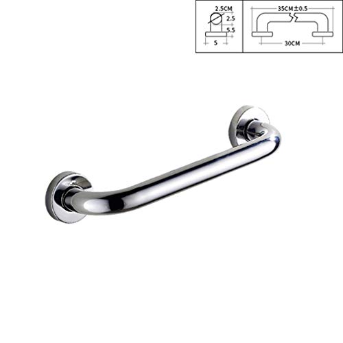 CRODY Bath Wall Attachment Handrails Grab Bar Rails Stainless Steel Grab Bar for Toilet Bathroom, Shower Polishing Safety Support Rails Bathtub Wall Mounted Straight Towel Rack Elderly Disabled Bathin