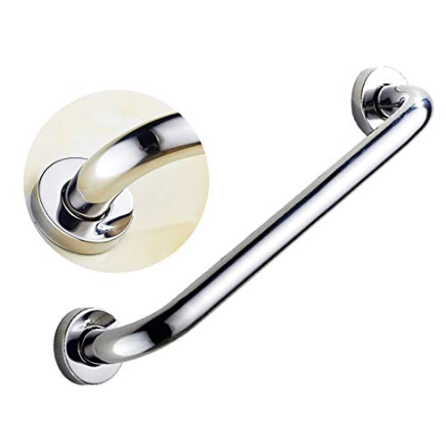 CRODY Bath Wall Attachment Handrails Grab Bar Rails Stainless Steel Grab Bar for Toilet Bathroom, Shower Polishing Safety Support Rails Bathtub Wall Mounted Straight Towel Rack Elderly Disabled Bathin