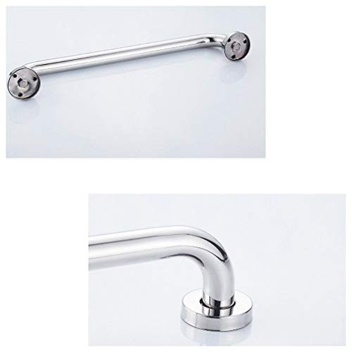 CRODY Bath Wall Attachment Handrails Grab Bar Rails Stainless Steel Grab Bar for Toilet Bathroom, Shower Polishing Safety Support Rails Bathtub Wall Mounted Straight Towel Rack Elderly Disabled Bathin