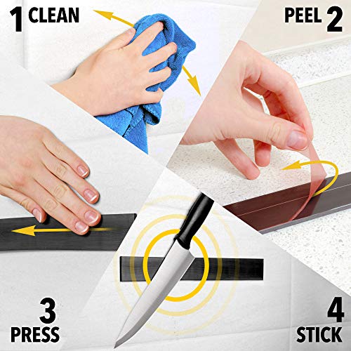 Adhesive Magnetic Strip for Knives Kitchen with Multipurpose Use as Knife Holder, Knife Rack, Knife Magnetic Strip, Knives Bar, Kitchen Utensil Holder, Tool Holder for Garage and Kitchen Organizer