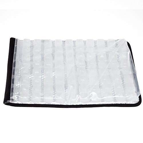 FlexiFreeze Party Mat Chiller - Food Cooling Buffet Cooler for Cold Serving Black (19" x 15")