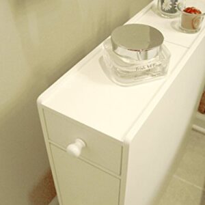 Proman Products Bathroom Floor Cabinet Wood in Pure White (Model: ZLMN46001)