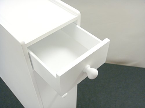 Proman Products Bathroom Floor Cabinet Wood in Pure White (Model: ZLMN46001)