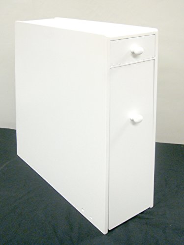 Proman Products Bathroom Floor Cabinet Wood in Pure White (Model: ZLMN46001)