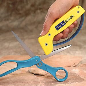 AccuSharp ShearSharp Scissor Sharpener - Diamond-Honed Tungsten Carbide Rust-Free Sharpener Quickly Sharpens Most Kitchen and Utility Scissors, Garden Shears, Hedge Clippers & Tin Snips