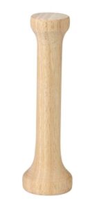 mrs. anderson’s baking dual-sided pastry dough tart tamper, hardwood, 6-inches