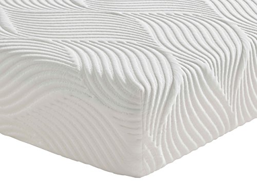 Lexicon Nocturne 10" Gel Infused Memory Foam Mattress, Twin, White