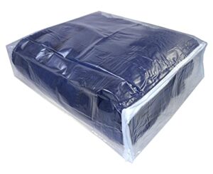 clear vinyl zippered storage bags 15x18x4 inch, set of 5, ak plastics by antiquekitchen
