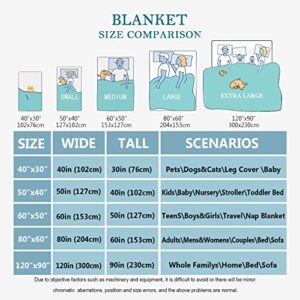 Volleyball Throw Blanket - ​Super Soft Flannel Fleece Blanket for Gifts,Bedding Quilt Home Decor for Couch Sofa Bed All Season 40x30 Inches for Pets