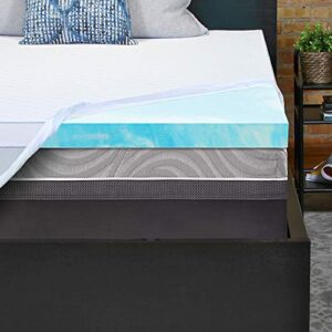 sealy mattress topper, queen, blue